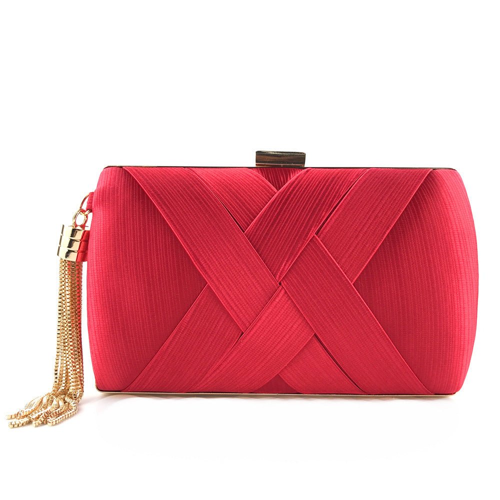 Elegant Satin Evening Clutch Bag