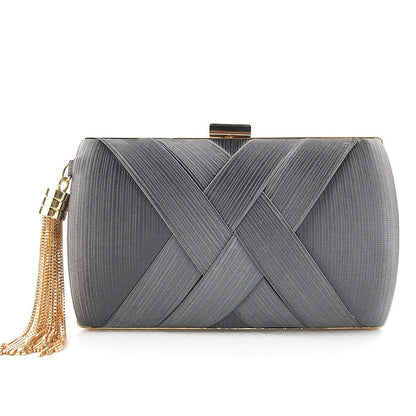 Elegant Satin Evening Clutch Bag