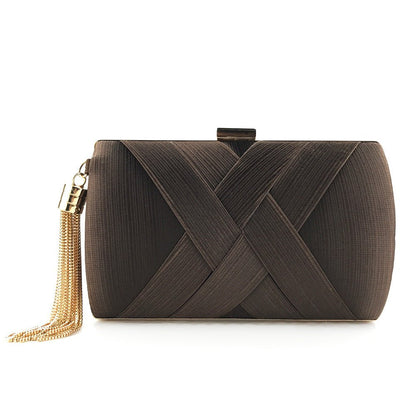 Elegant Satin Evening Clutch Bag