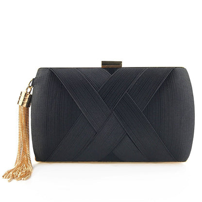 Elegant Satin Evening Clutch Bag