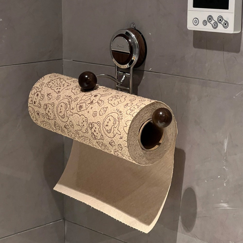 Sticky Kitchen Paper Towel Holder with Stainless Steel Grip