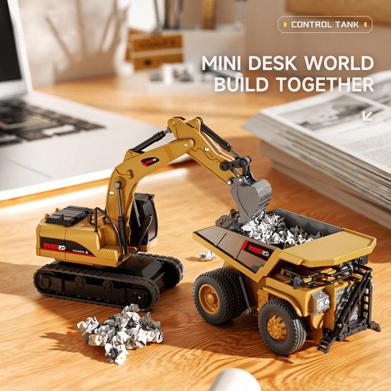 Mini RC Construction Toy Set for Kids
