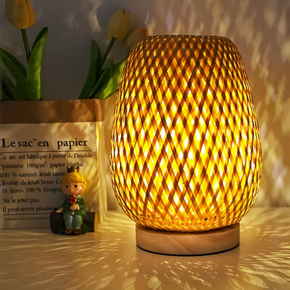Rustic Chic Bedside Table Lamp