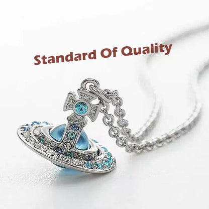 Beautiful Crystal Pendant Necklace Adjustable Chain