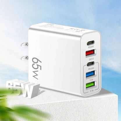 Fast 65W USB Charger Adapter - US Plug