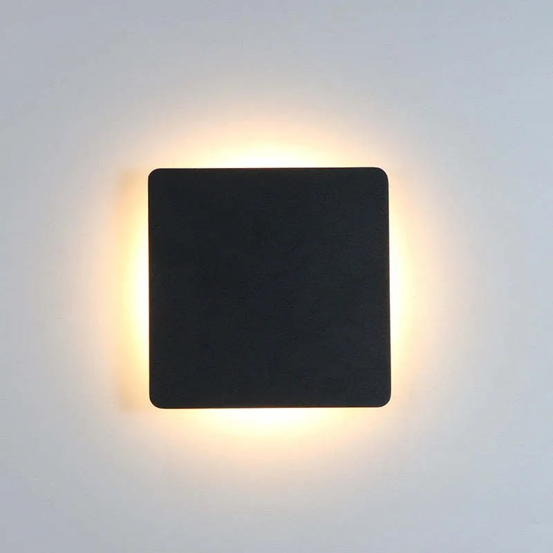 Sleek Contemporary Outdoor LED Wall Light Metal