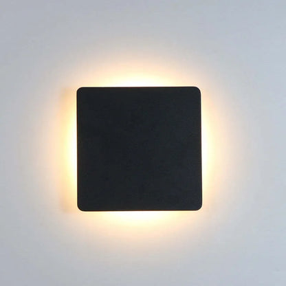 Sleek Contemporary Outdoor LED Wall Light Metal
