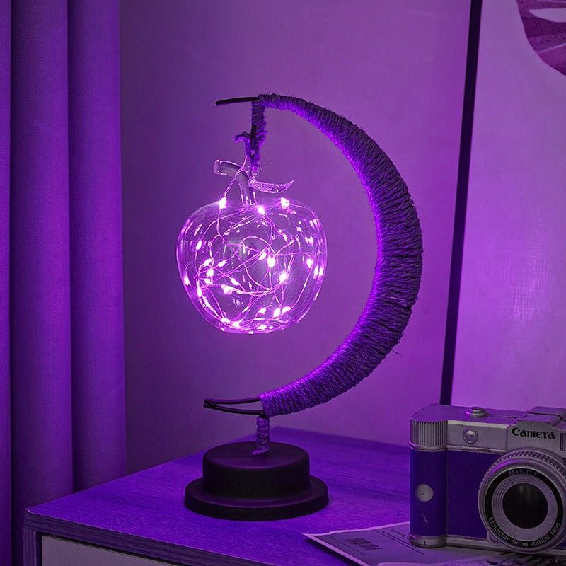Soft Moon Glass Table Lamp