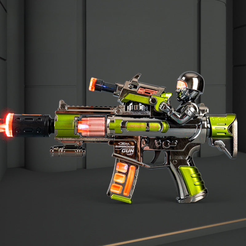 Realistic Electric Toy Gun with Smoke and Sound Effects