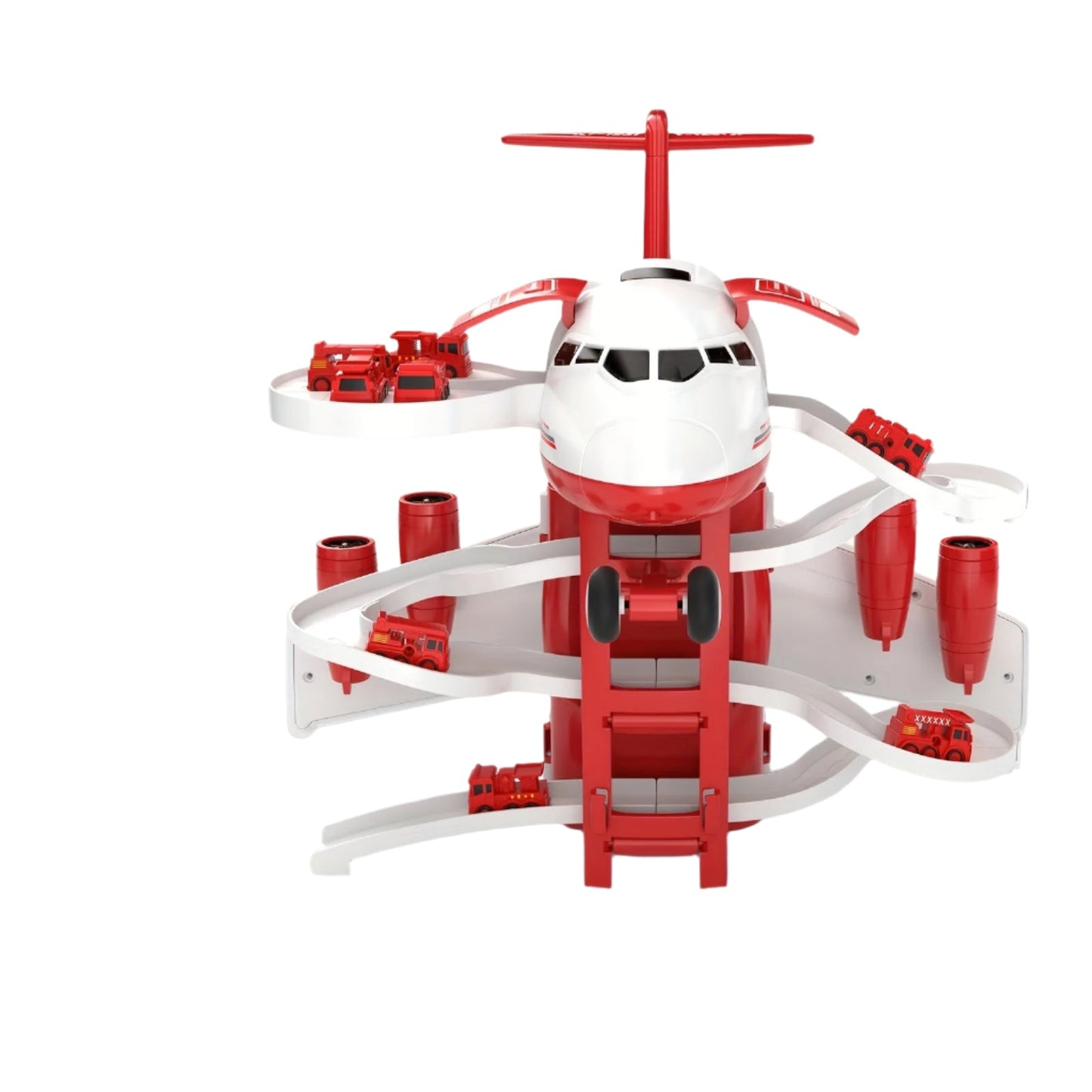 Exciting Rescue Playset with Airplane and Fire Truck - Fesara