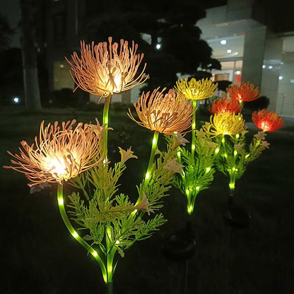 Colorful Outdoor Solar Flower Lamp