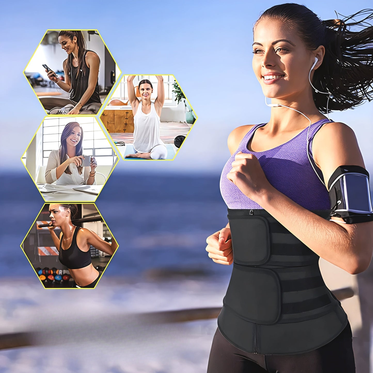 Comfortable Neoprene Waist Trainer Slimming Belt - Fesara