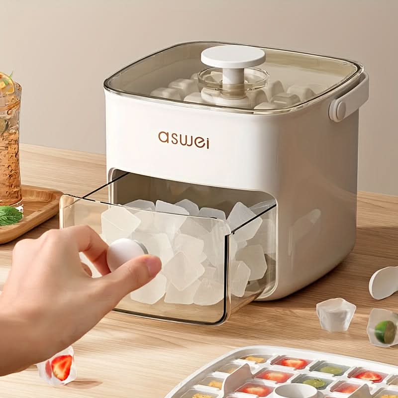 Compact Automatic Ice Machine for Home Use