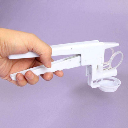 Easy Egg Cracker Handheld White Separator Tool