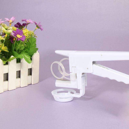 Easy Egg Cracker Handheld White Separator Tool