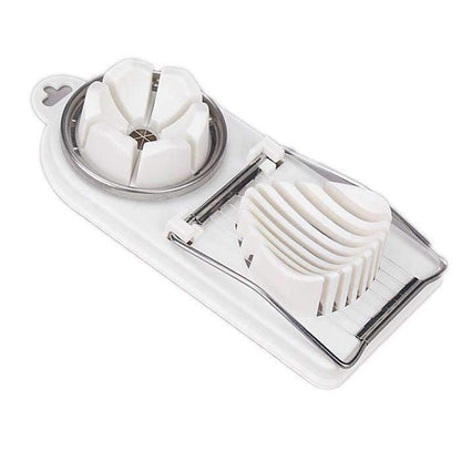 Easy 2 in 1 Egg Cutter and Slicer Tool
