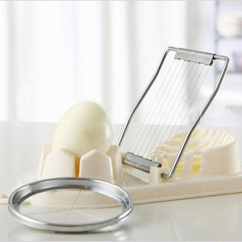 Easy 2 in 1 Egg Cutter and Slicer Tool