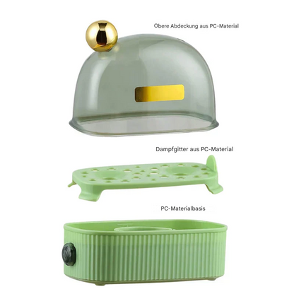 Mini Egg Boiler Cooker for 2, Auto Shut Off