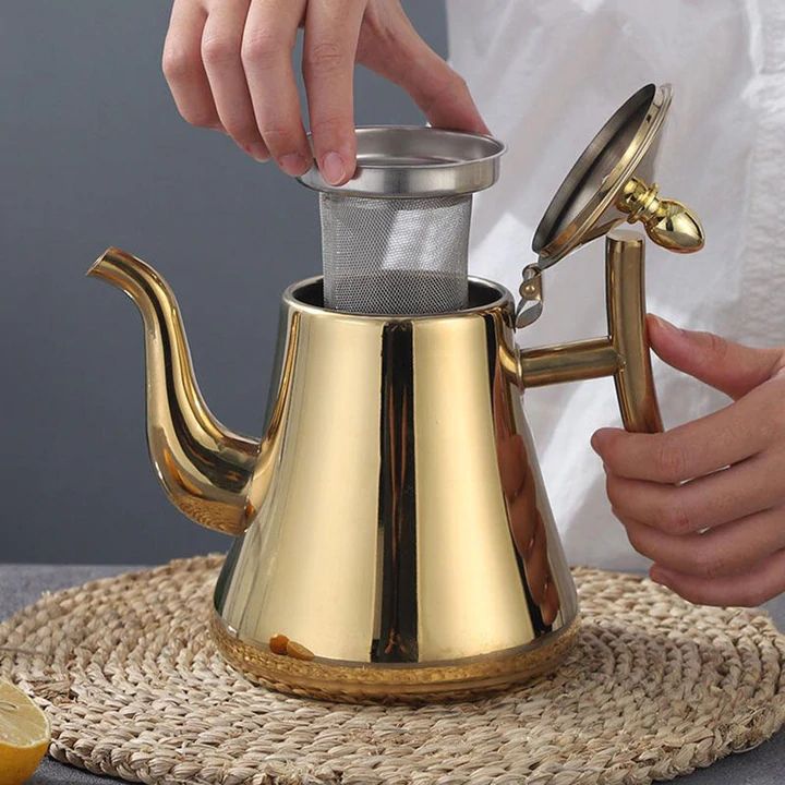 Fast Boil Induction Kettle with Built-in Filter - Stainless Steel - Fesara