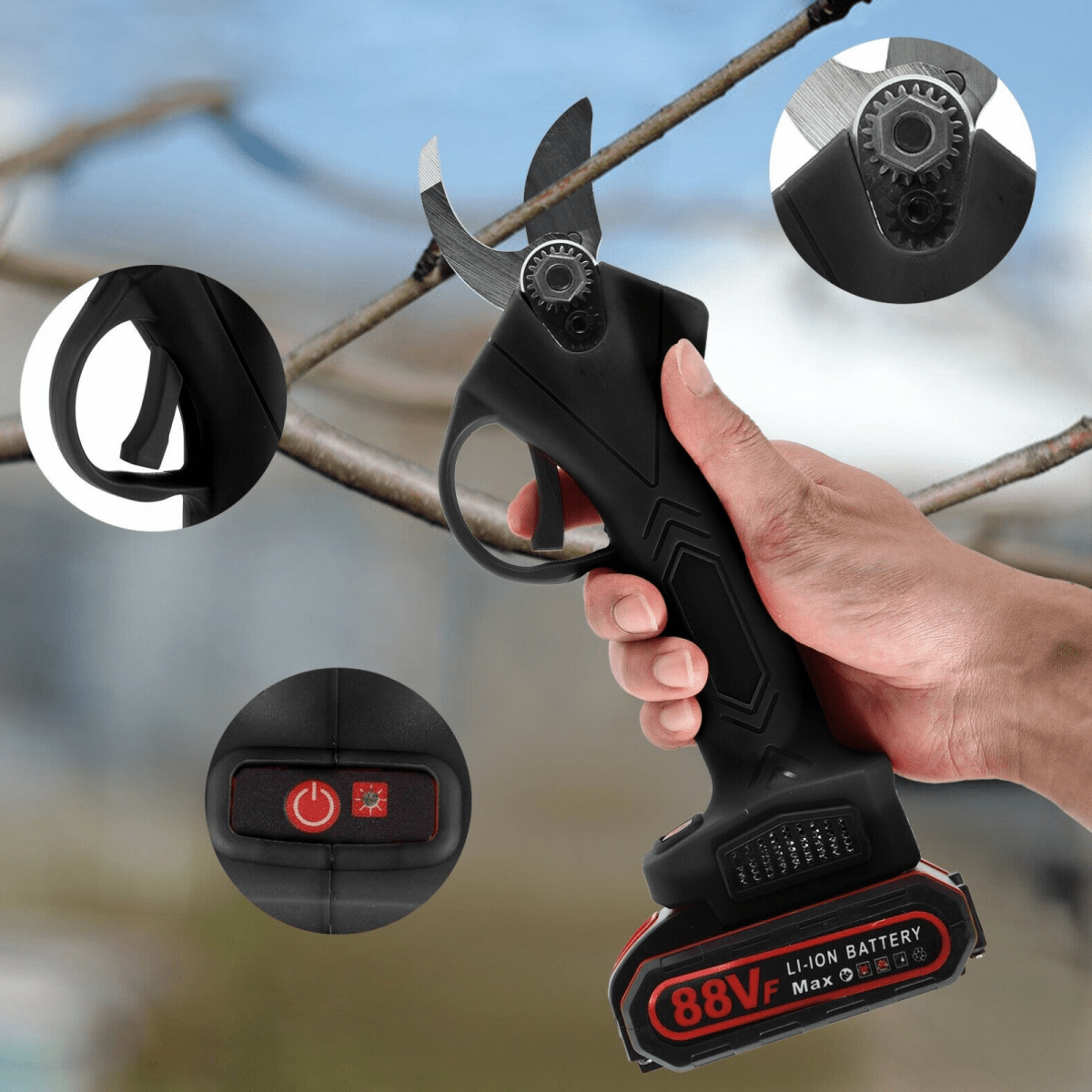EasyCut Cordless Pruning Tool for Accurate Trimming