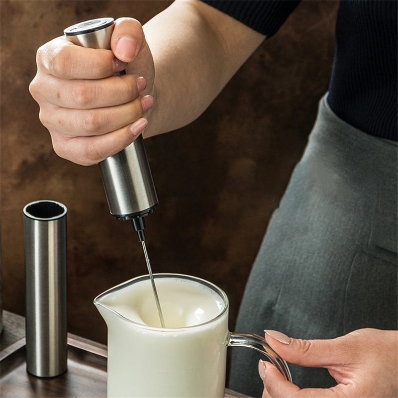 Compact Automatic Milk Frother Fast Handheld Foam Machine - Fesara