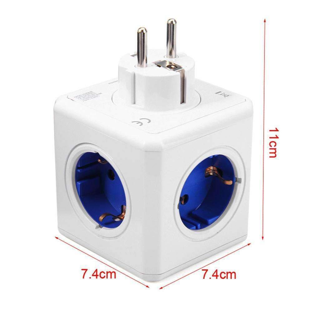 Compact Universal Power Cube Adapter