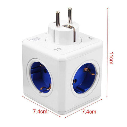 Compact Universal Power Cube Adapter