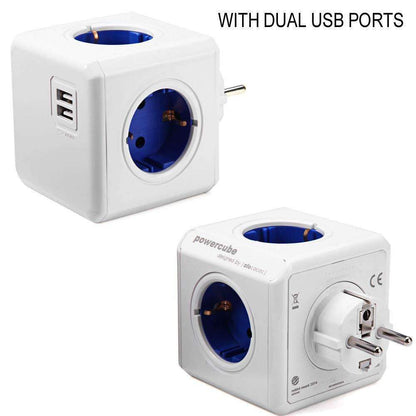 Compact Universal Power Cube Adapter