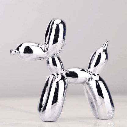 Metallic Air Balloon Dog Figurine - Fesara