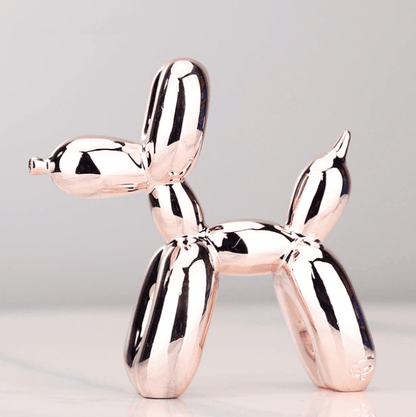 Metallic Air Balloon Dog Figurine