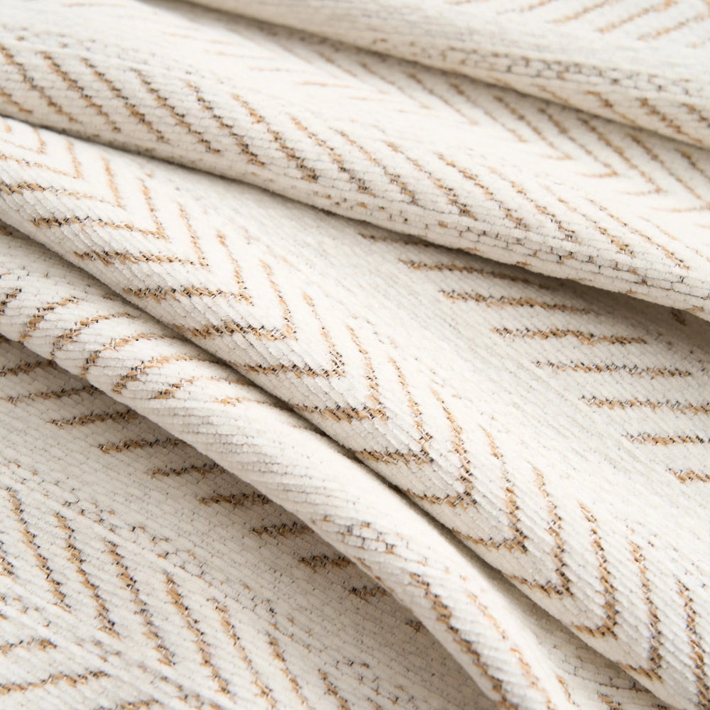 Stylish Herringbone Chenille Couch Slipcover - Fesara