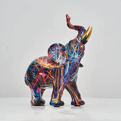 Stylish Abstract Elephant Art