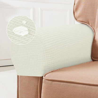 Soft Furniture Armrest Protectors, Set of 2, Red