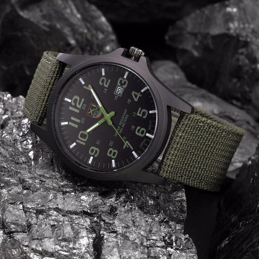 Rugged Outdoor Watch - Strong Waterproof Military Style - Fesara