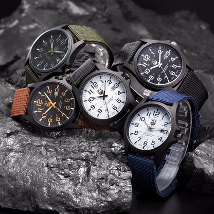 Rugged Outdoor Watch - Strong Waterproof Military Style