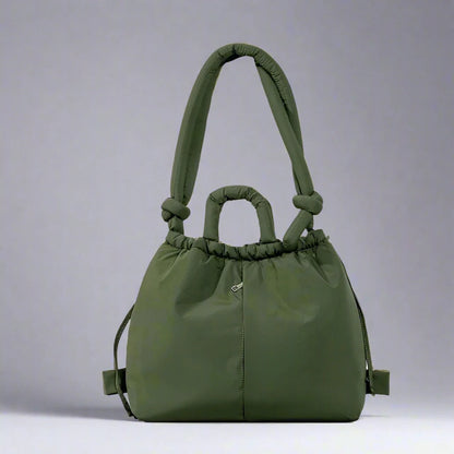 Fashionable Puffer Tote Bag with Adjustable Strap