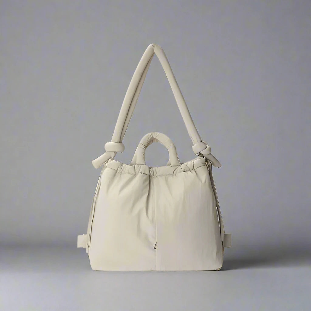 Fashionable Puffer Tote Bag with Adjustable Strap