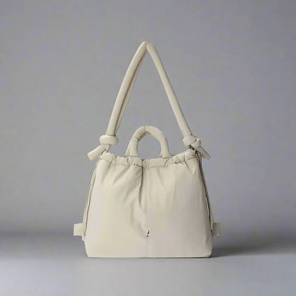 Fashionable Puffer Tote Bag with Adjustable Strap