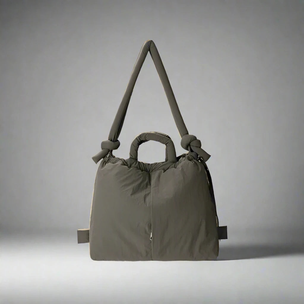 Fashionable Puffer Tote Bag with Adjustable Strap