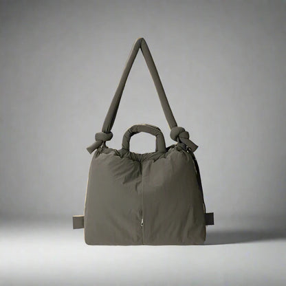 Fashionable Puffer Tote Bag with Adjustable Strap