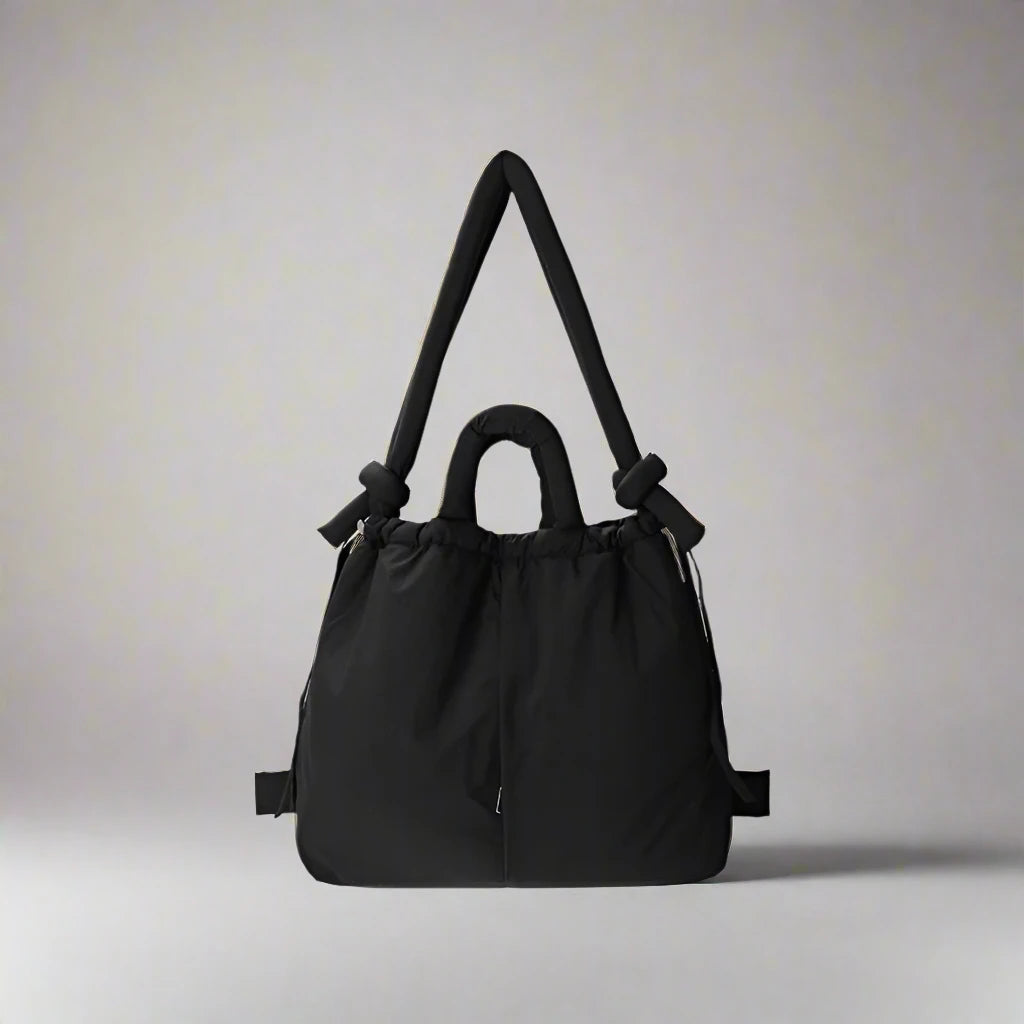 Fashionable Puffer Tote Bag with Adjustable Strap