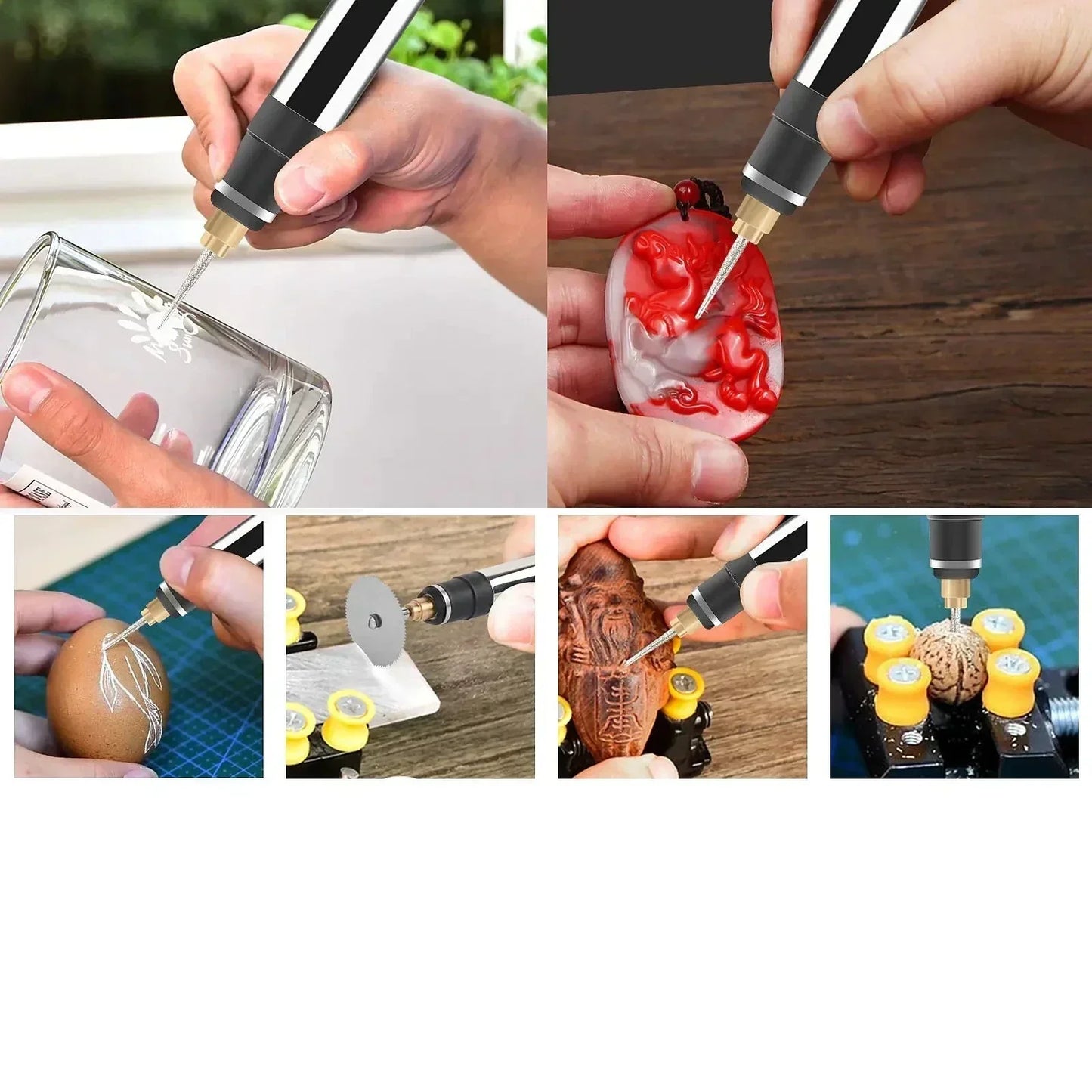 Portable Electric Engraving Tool for Metal, Wood & Glass