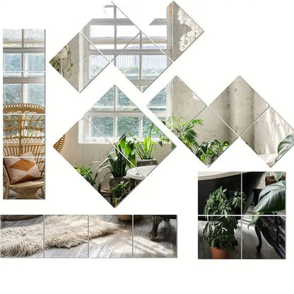 3D Mirror Wall Decals - Elegant Home Decor
