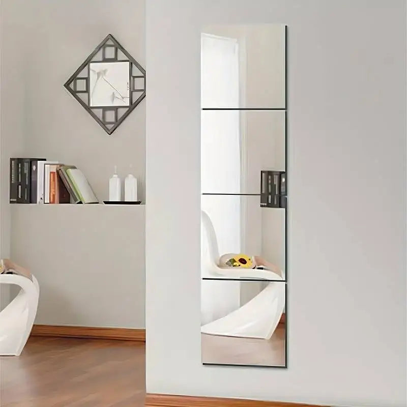 3D Mirror Wall Decals - Elegant Home Decor - Fesara