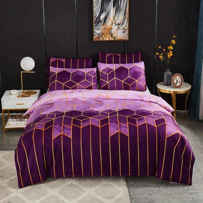 Fesara | Modern Geometric Bedding Set - Soft & Cooling Duvet