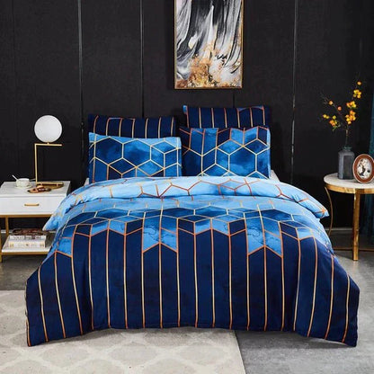 Fesara | Modern Geometric Bedding Set - Soft & Cooling Duvet
