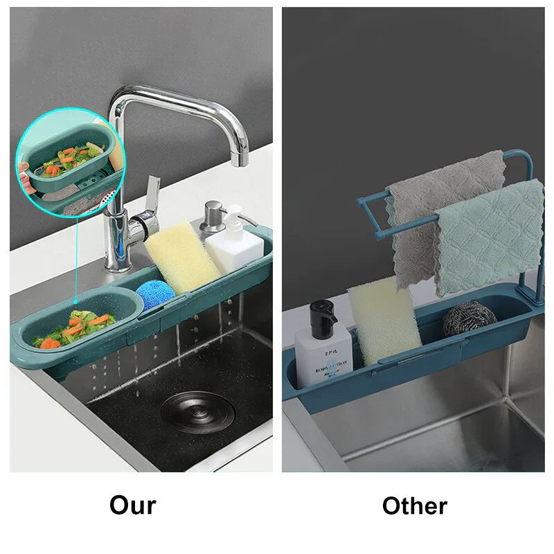 Space Saving Adjustable Sink Caddy