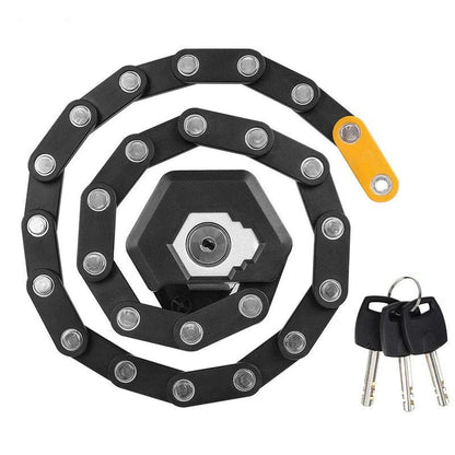 Durable Foldable Bike Lock – Heavy Duty Security Chain