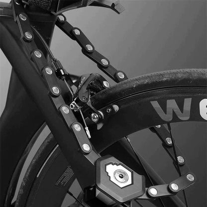 Durable Foldable Bike Lock – Heavy Duty Security Chain - Fesara