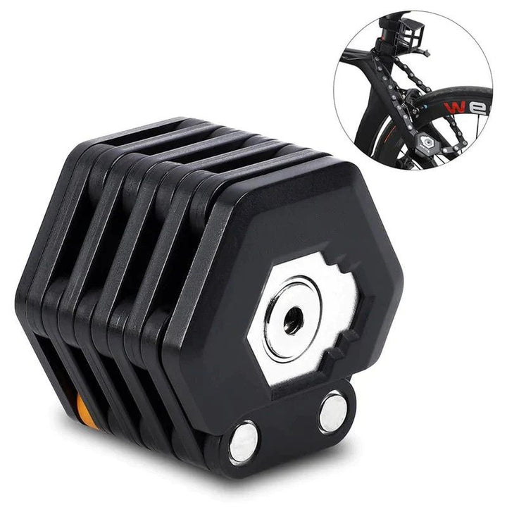Durable Foldable Bike Lock – Heavy Duty Security Chain